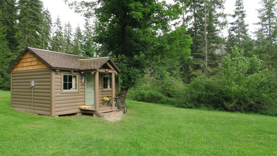 Lochsa Resort - unsere cabin number 1