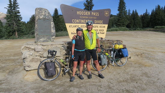 Der höchste Pass des TransAmerica Bicycle Trails und unser höchster Pass!