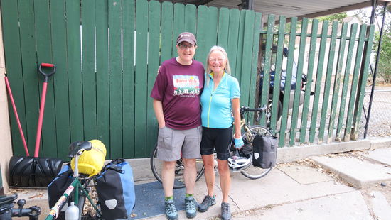 Unser warmshower host in Pueblo