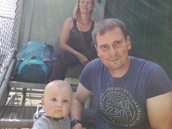 Der Aufstieg fiel fast allen schwer