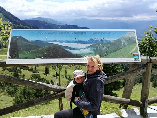 Blick zum Großglockner, der höchsten Erhebung Österreichs