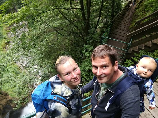 Aufstieg zur Burgruine Bachsfall bei Bischofshofen