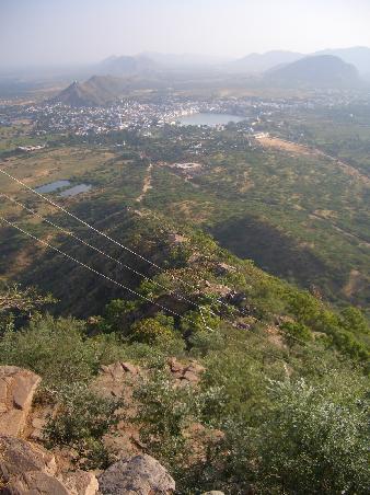 Aussicht vom Savitri Tempel auf Pushkar