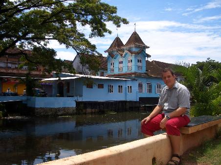 Kanaele in Alappuzha mit Thomas