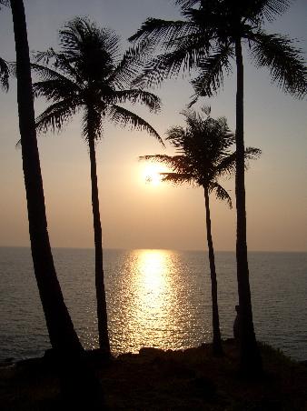 Sonnenuntergang Palolem beach
