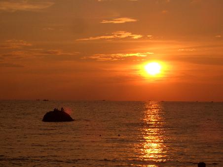 Sonnenuntergang Palolem beach