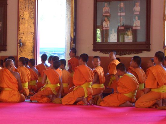 Moenchsschule in der Wat Phra Singh