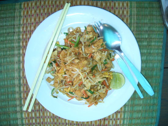 Pha Thai Nudeln mit Huhn, mmm