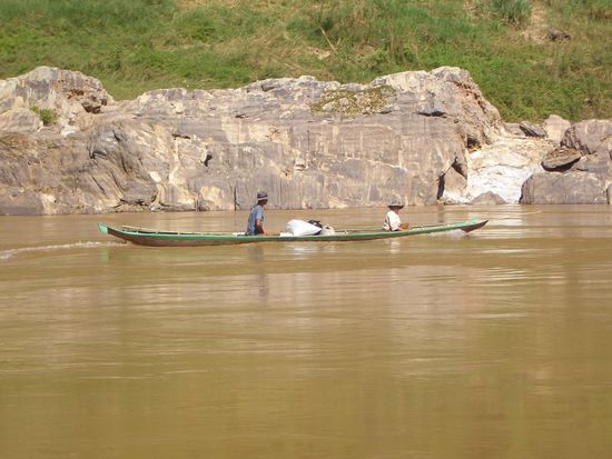 Boot auf dem Mekong
