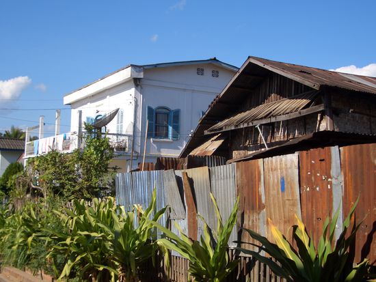 Unser Guesthouse (nein nicht das braune vorne)