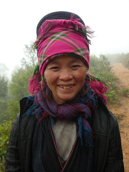 Einwohnerin von einem Mongdorf