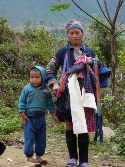 Mongfrau mit ihrem Kind