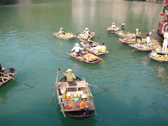 Markt auf dem Wasser