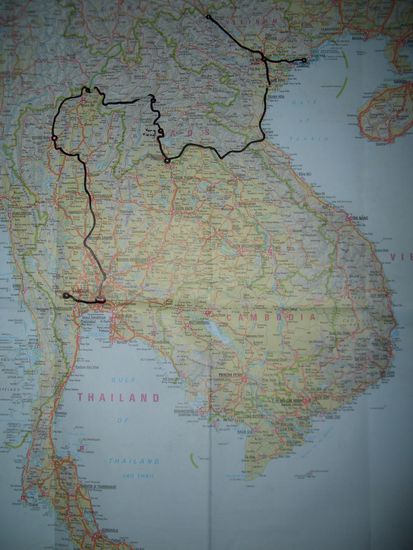 Weg von Sa Pa nach Halong Bucht