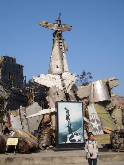 Zerschellte Flugzeuge