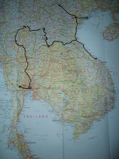 Weg von Hanoi nach Hue