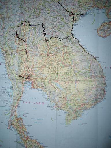 Weg von Hue nach Hoi An