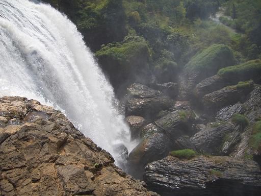 Wasserfall von oben