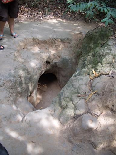 Eingang zu den Tunnels