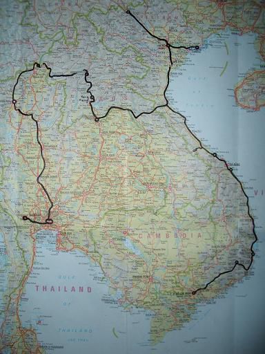 Weg von Da Lat nach Saigon