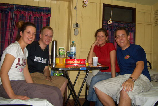 v.l.n.r. Marisa, Marco, Alice und Thoemi