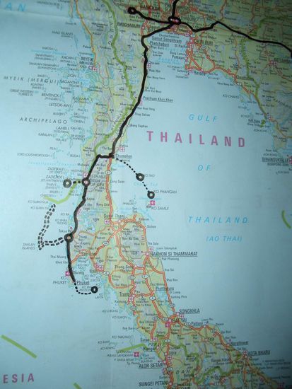 Weg von Khaolak nach Koh Phi Phi (Koh Phi Phi Don)
