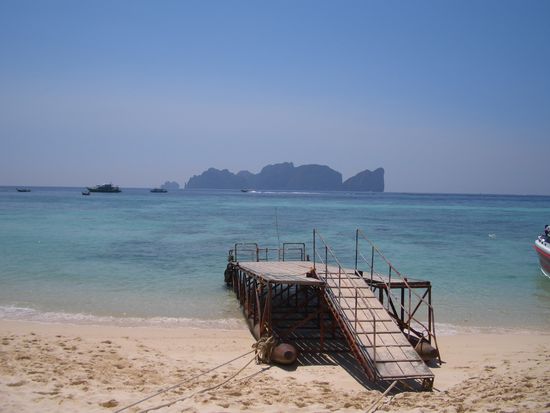 Ausgangspunkt zum Mayabeach (bekannt von dem Film "The Beach")
