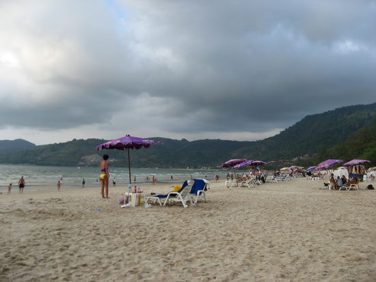 So das Wetter, so der Strand