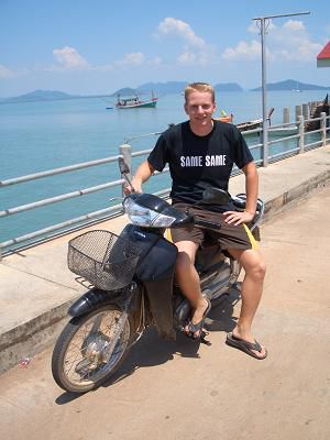 Marco mit dem Motorbike