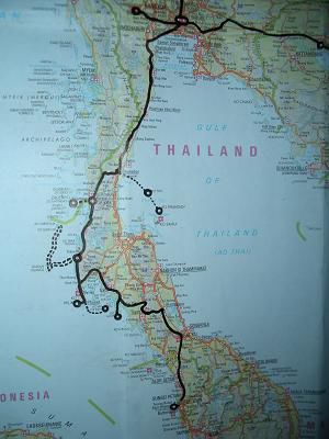 Weg von Koh Lanta nach Georgetown