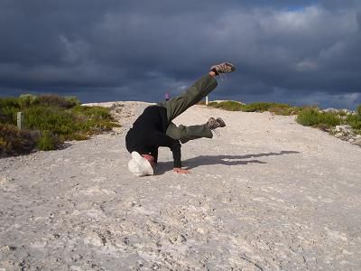 Ha jo gseit: Hoppla! Marco bei der Hamelin Bay