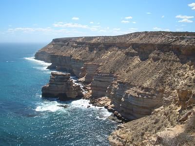 Klippen zwischen Geraldton und Kalbarri