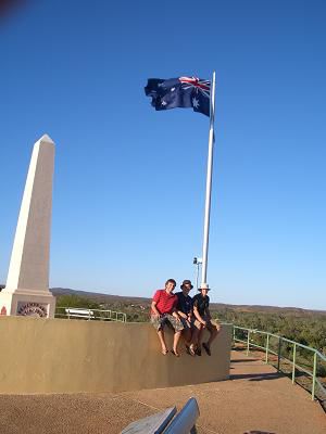 Wir auf dem Anzac- Hill