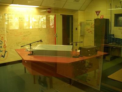 Senderaum des Lehrers