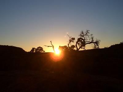 Sonnenaufgang auf dem Kings Canyon