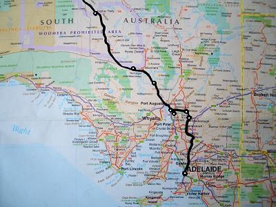 Coober Pedy – Hancocks Aussichtspunkt – Mt. Remarkable Nationalpark - Orroroo – Magnetic Hill - Adelaide