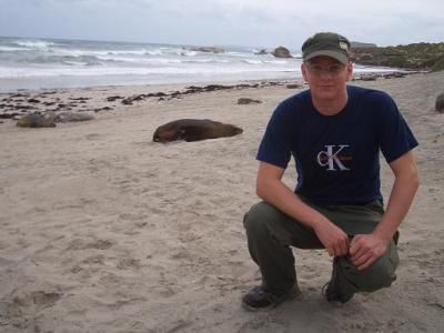 Marco in der Seal Bay