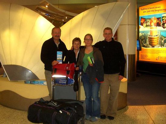 v.l.n.r. Ruedi, Theres, Severine und Marco