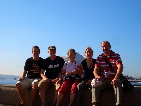 v.l.n.r. Thömi, Marco Theres, Severine, Ruedi