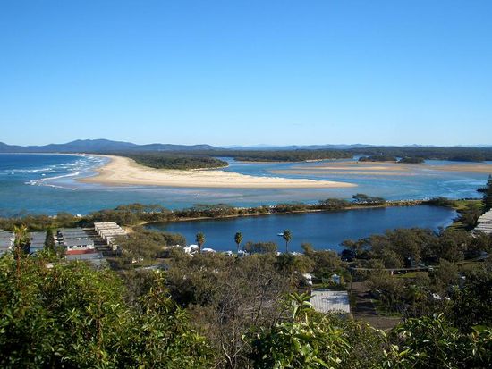 Paradiesisch, die Aussicht von Nambucca Heads
