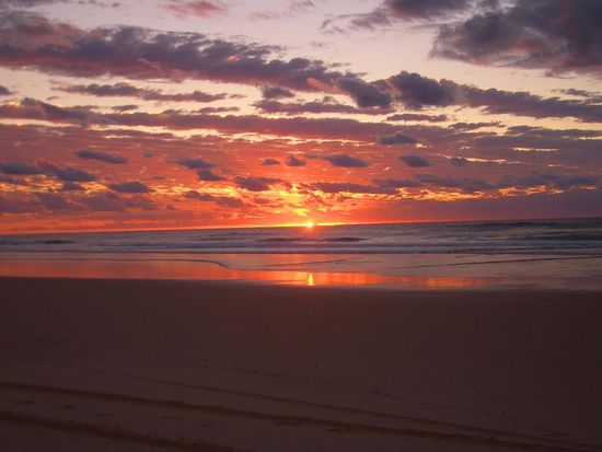 Sonnenaufgang auf Fraser Island