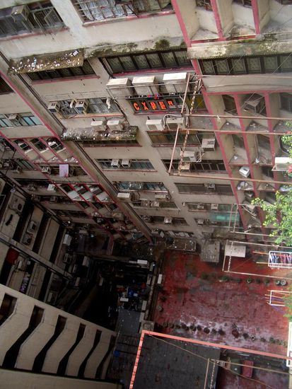 Innenhof des Komplexes