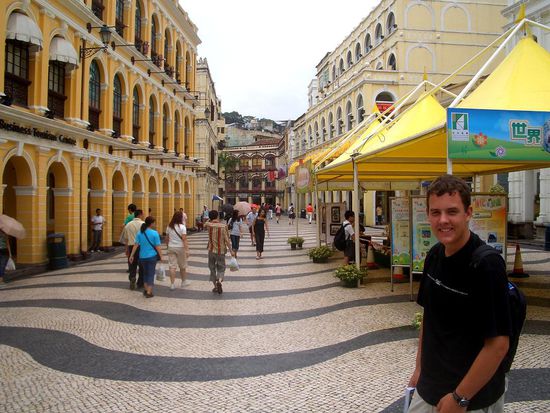 Thömi beim Largo do Senado Platz