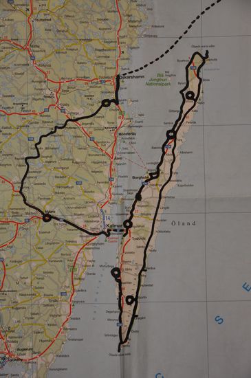 Weg von Gotland nach Öland