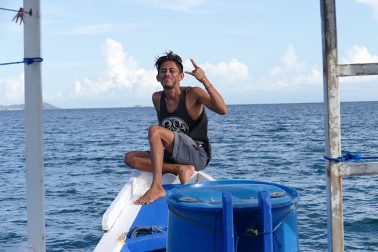 Unser gut gelaunter Käpt'n