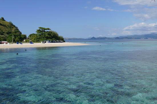Schnorchelpause auf Kanawa Island