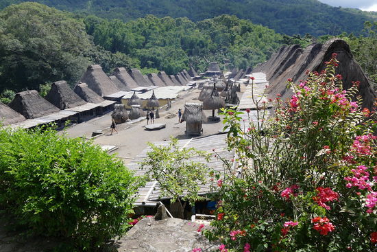 Bena, das bekannteste Dorf der Ngada-Kultur