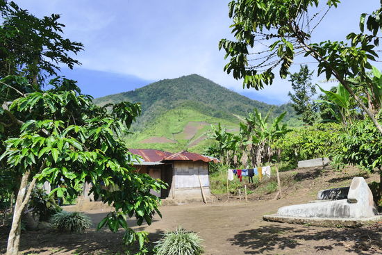 Das kleine Dörfchen Pemo, durch das wir auf unserer Wanderung zurück nach Moni kommen