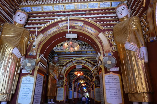 Monywa, in der Thanboddhay Pagode