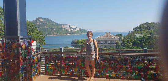 Auf der Lovers Terasse